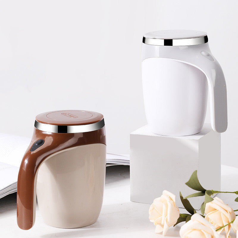 Coffee Mug Self-Stirring  – Automatic Mixing Cup, 304 Stainless Steel Travel Mug, Portable Spill-Proof Insulated Cup