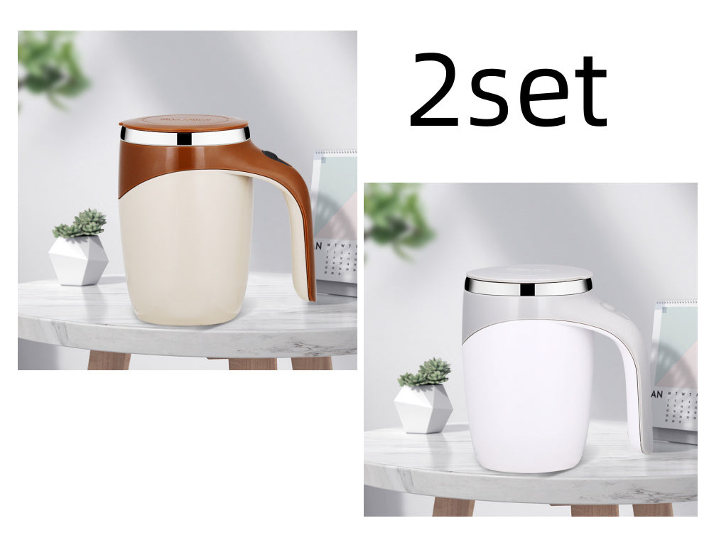 Coffee Mug Self-Stirring  – Automatic Mixing Cup, 304 Stainless Steel Travel Mug, Portable Spill-Proof Insulated Cup