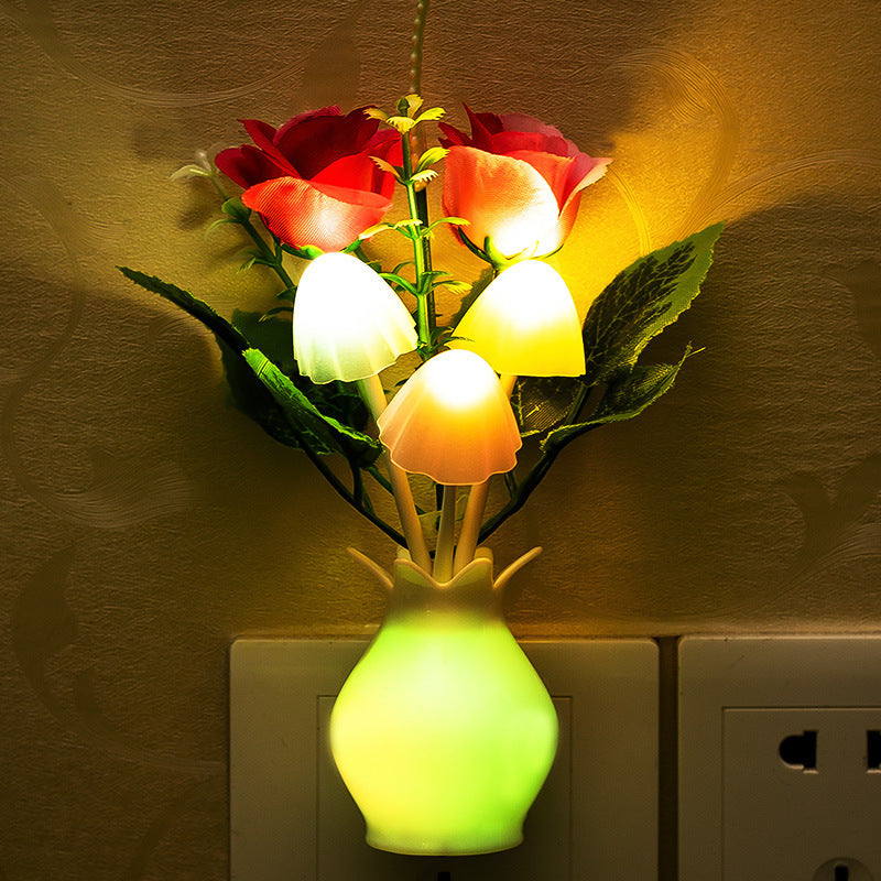 Small Night Lighting Control Colorful Gradient LED Energy Saving
