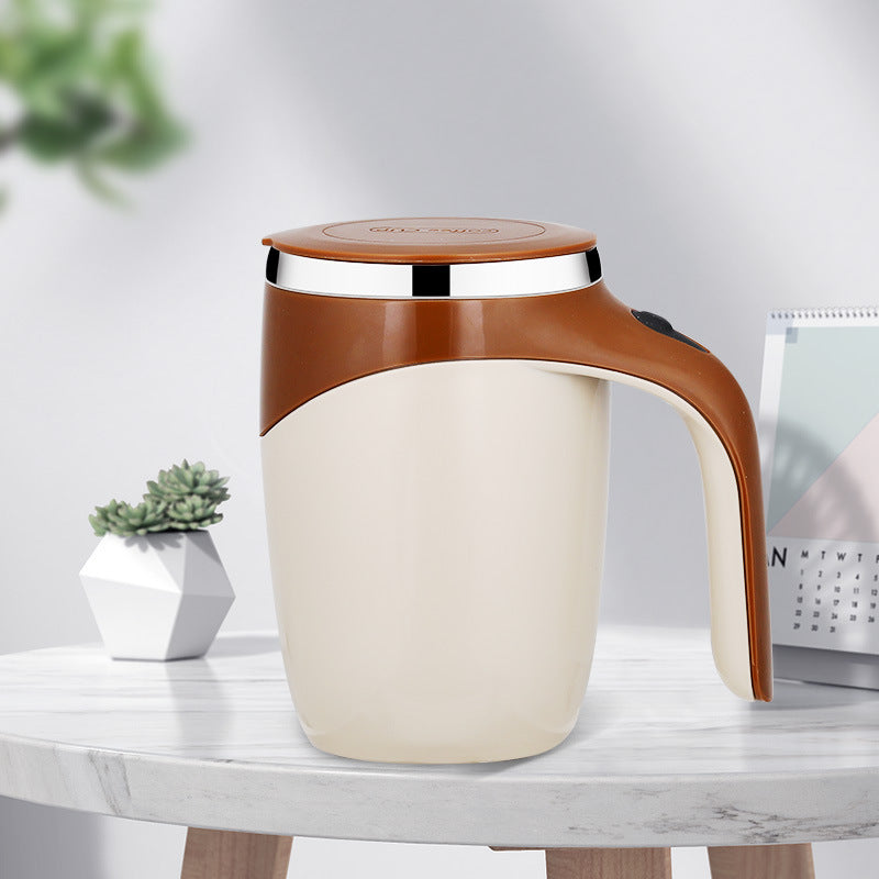 Coffee Mug Self-Stirring  – Automatic Mixing Cup, 304 Stainless Steel Travel Mug, Portable Spill-Proof Insulated Cup