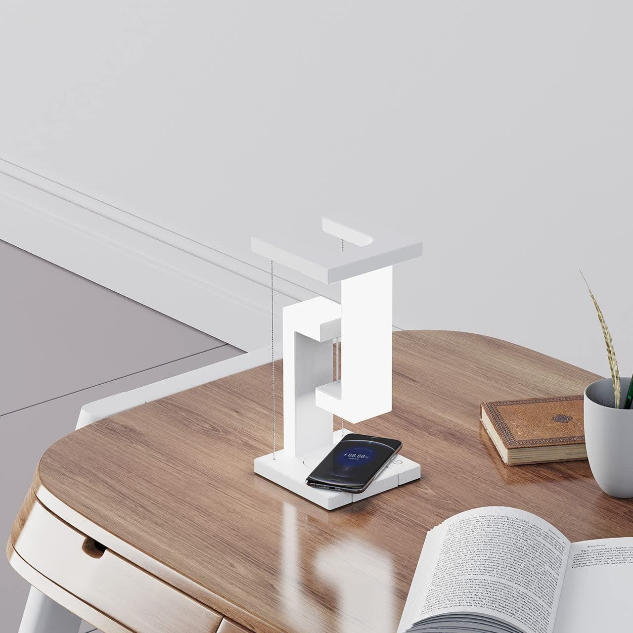 Floating Wireless Charging Desk Lamp