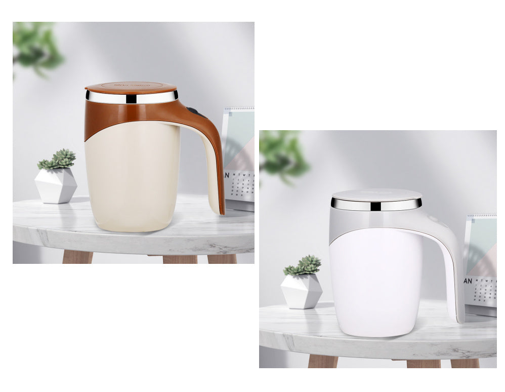 Coffee Mug Self-Stirring  – Automatic Mixing Cup, 304 Stainless Steel Travel Mug, Portable Spill-Proof Insulated Cup