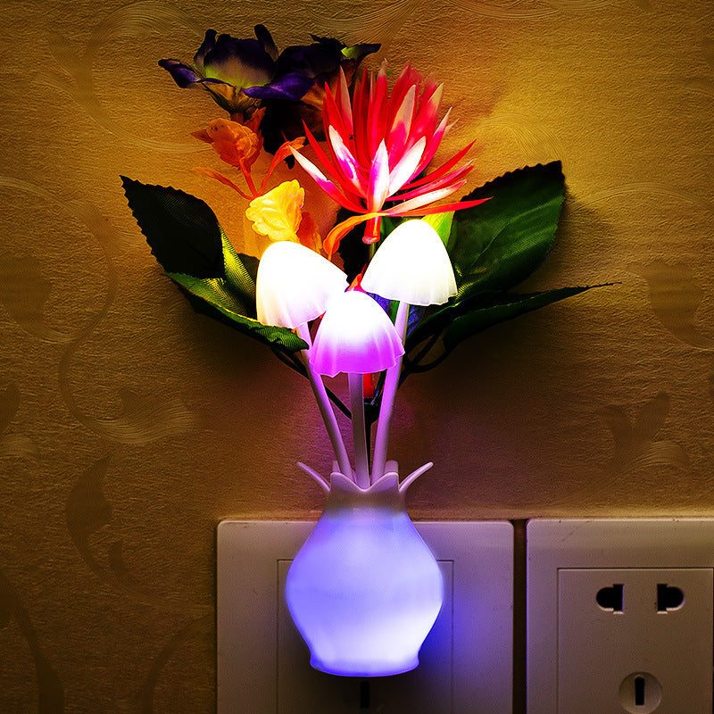 Small Night Lighting Control Colorful Gradient LED Energy Saving