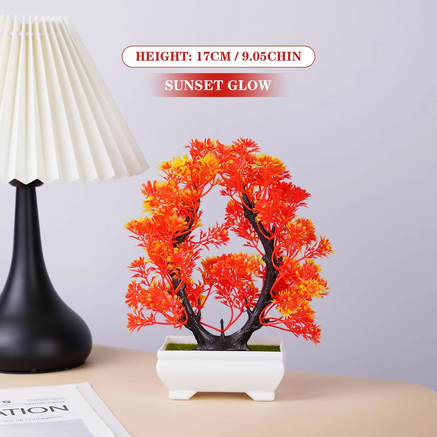 Artificial Potted Bonsai – Realistic Mini Tree for Home, Office & Hotel Decor