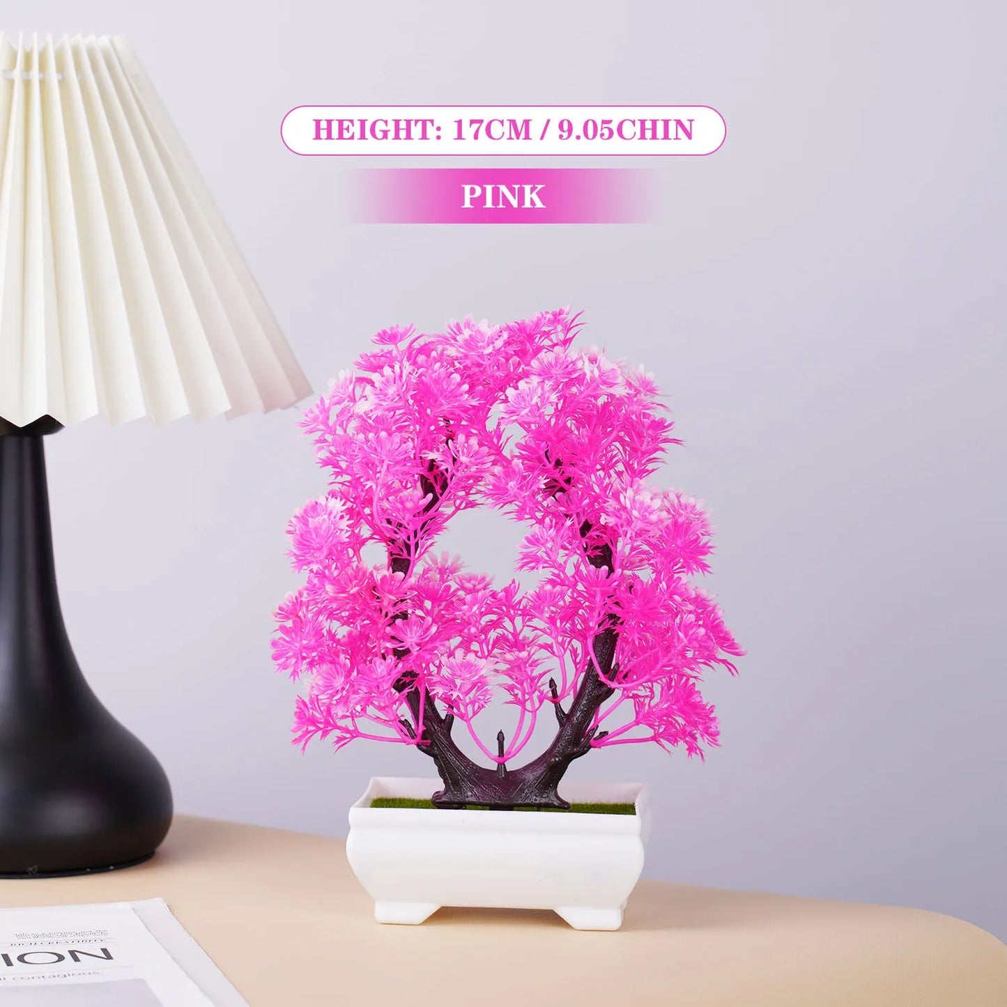 Artificial Potted Bonsai – Realistic Mini Tree for Home, Office & Hotel Decor