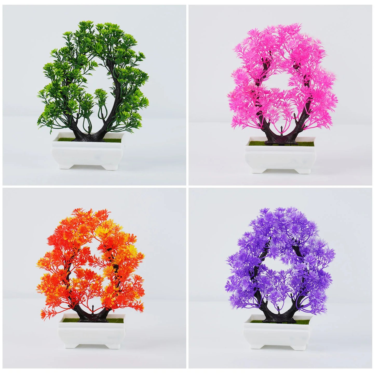 Artificial Potted Bonsai – Realistic Mini Tree for Home, Office & Hotel Decor