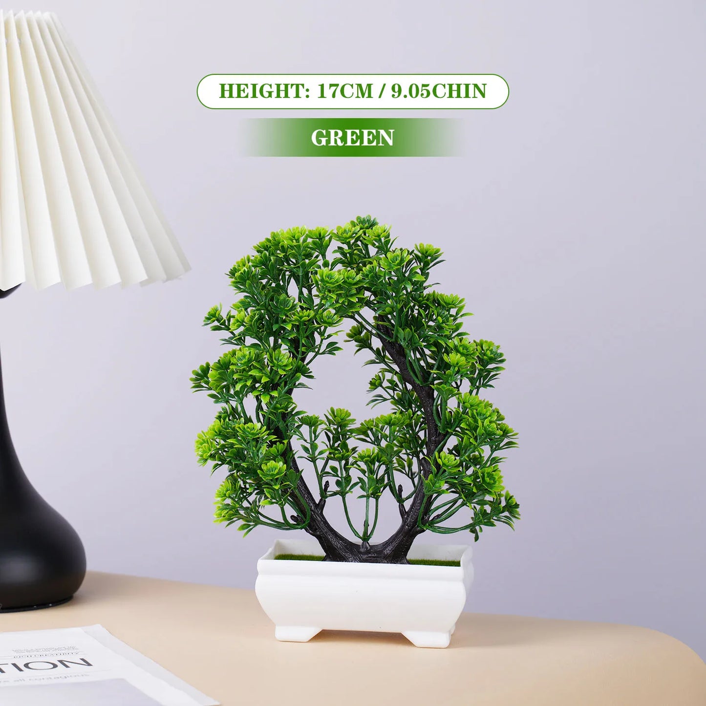 Artificial Potted Bonsai – Realistic Mini Tree for Home, Office & Hotel Decor
