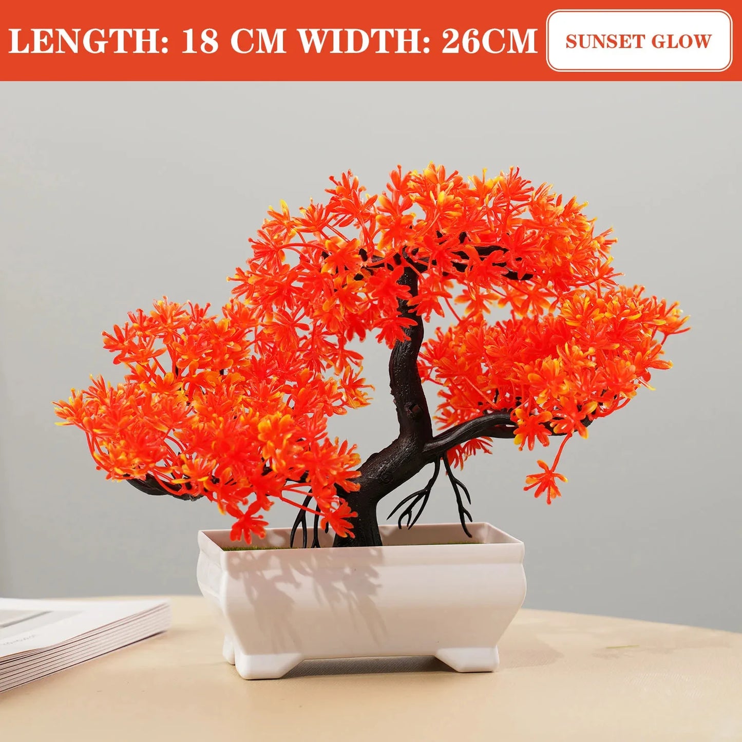 Artificial Potted Bonsai – Realistic Mini Tree for Home, Office & Hotel Decor