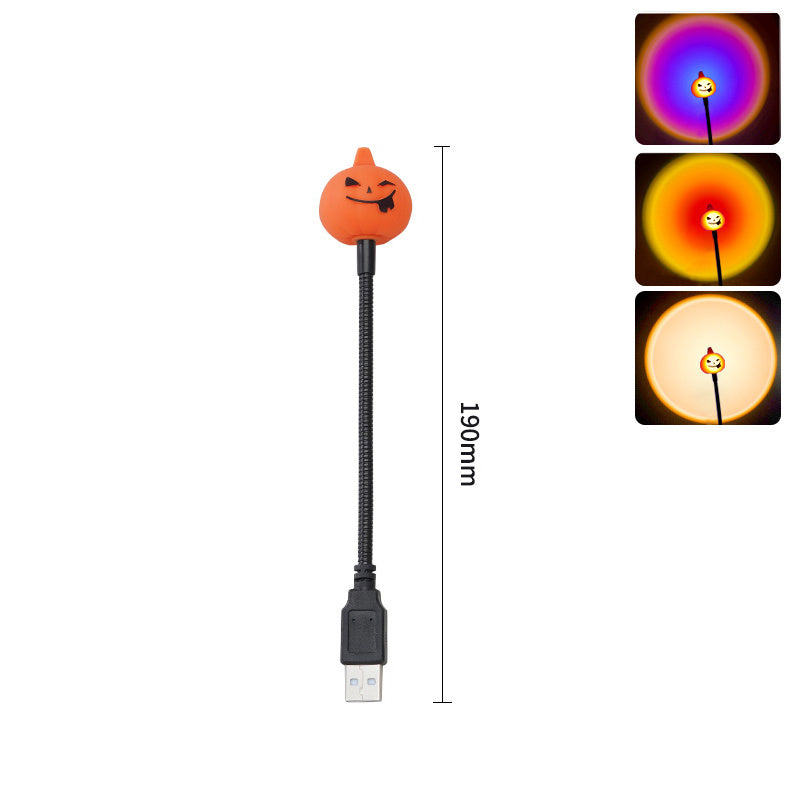 Sunset Atmosphere Lamp – 360° Flexible Night Light