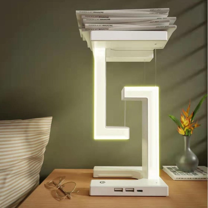 Floating Wireless Charging Desk Lamp