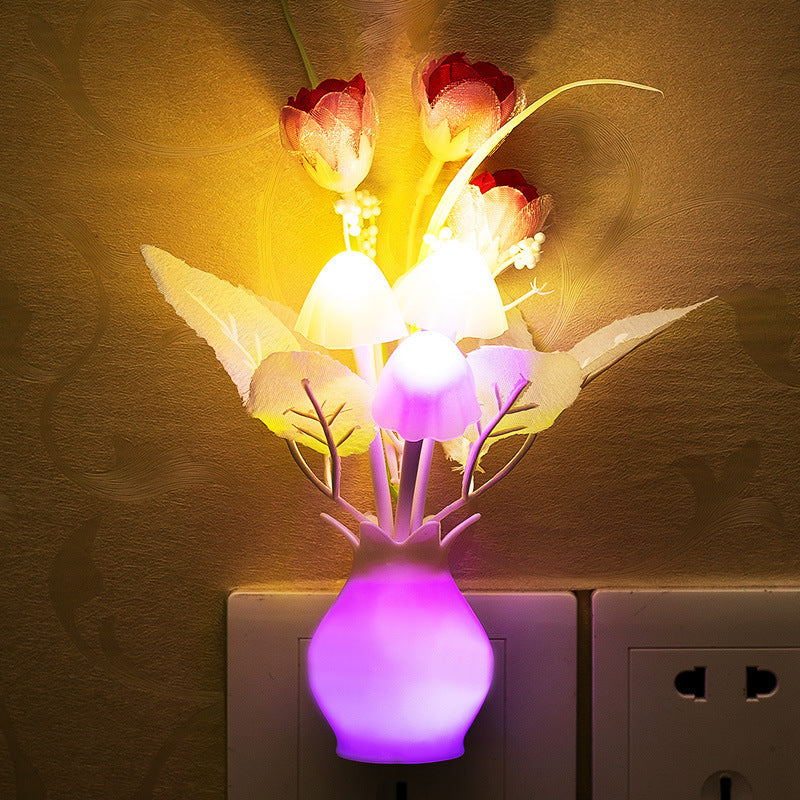 Small Night Lighting Control Colorful Gradient LED Energy Saving