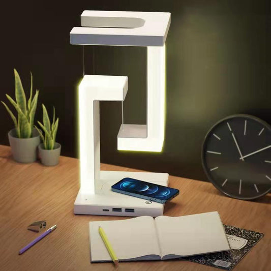 Floating Wireless Charging Desk Lamp