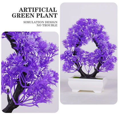 Artificial Potted Bonsai – Realistic Mini Tree for Home, Office & Hotel Decor