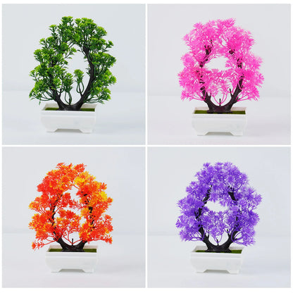 Artificial Potted Bonsai – Realistic Mini Tree for Home, Office & Hotel Decor