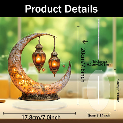 Mini Moon Lamp Ornament – Soft Glow Home Decoration for Holidays, Desktops & Gift Giving
