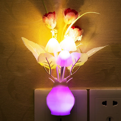 Small Night Lighting Control Colorful Gradient LED Energy Saving